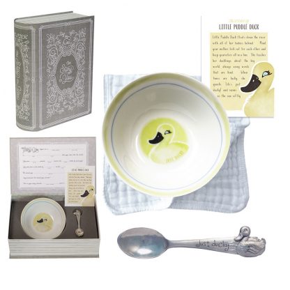 Salisbury Story of You Bowl and Spoon Set Duck