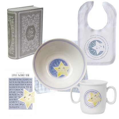 Salisbury Story of You Bowl Bib and Cup Set Little Star