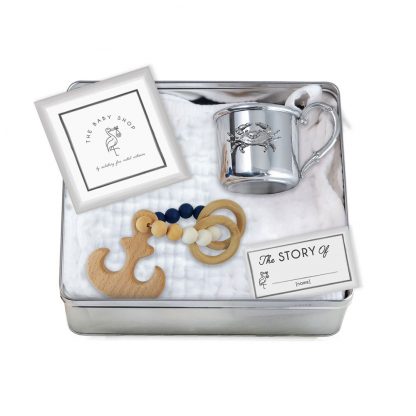 Salisbury Crab Baby Cup and Anchor Teether Set