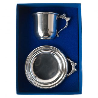Salisbury Bow Handle Cup & Porringer Set
