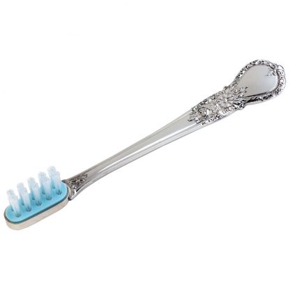 Salisbury Baby Toothbrush - Blue - Pewter