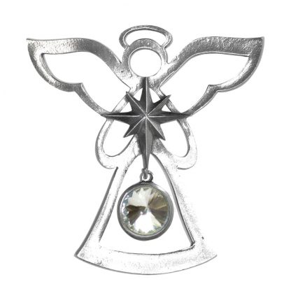 Salisbury Birthstone Angel Ornament April Diamond