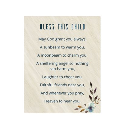 Salisbury Bless This Child Prayer