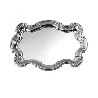 Chippendale Silver Tray, 9"