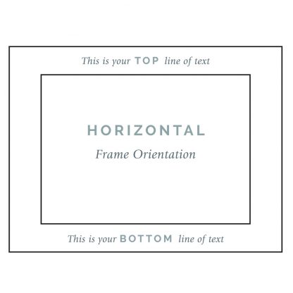 Horizontal Frame Engraving Guide