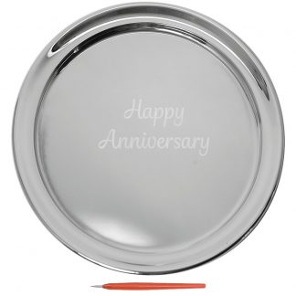 Salisbury Guest Book Tray with Happy Anniversary Large