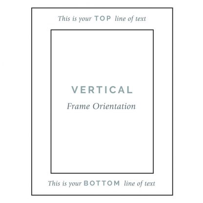 Vertical Frame Engraving Guide